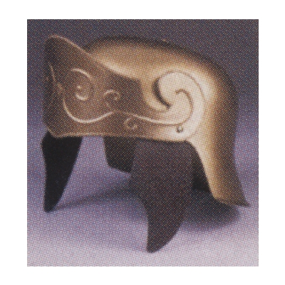 Roman Helmet Gold W No Crest