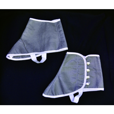 Spats Grey Felt Sm Med