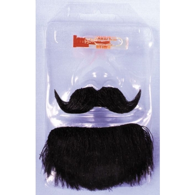 Mustache Goatee Amigo Black