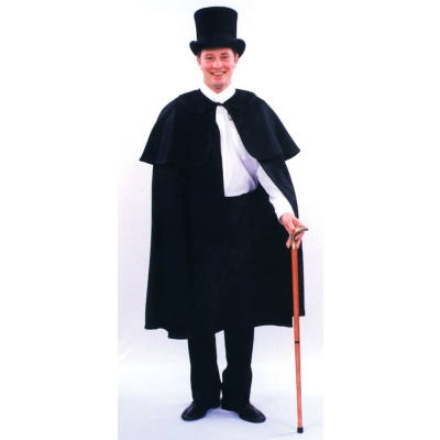 Dickens Cape Child/Teen Black