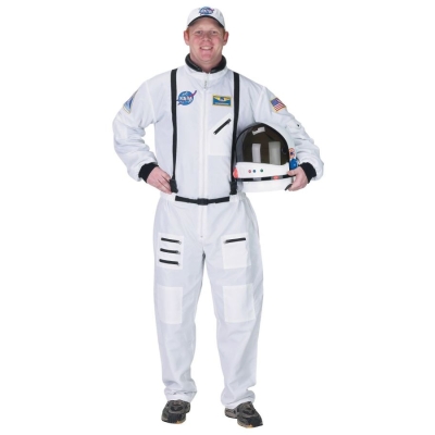 Astronaut Suit Adult White Lg