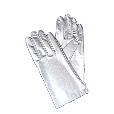 Gloves Reg Metallic Silver