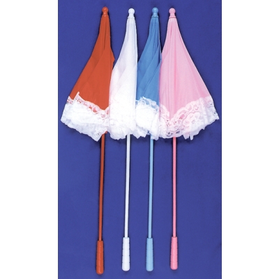 Parasol Nylon Ruffle White