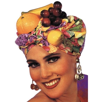 Latin Lady Fruit Headpiece
