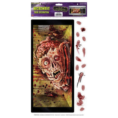 Halloween Microwave Door Decor