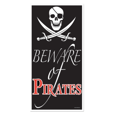 Beware Of Pirate Door Cover