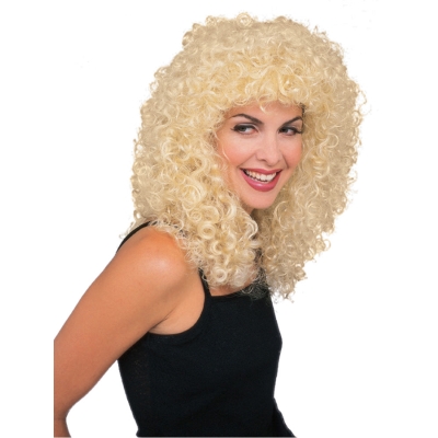 Wig Curly Extra Long Blonde