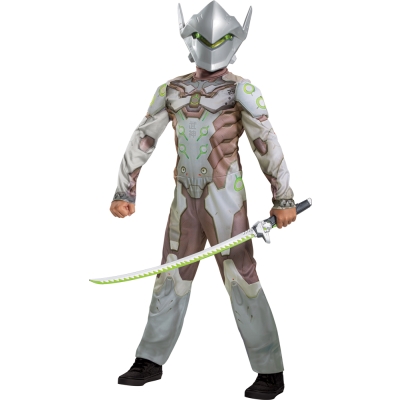 Boy's Genji Classic Costume - Overwatch Child MD (7 - 8)