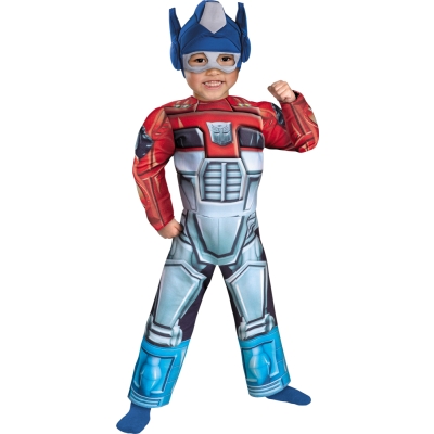 Boy's Optimus Prime Rescue Bot Toddler Muscle Costume