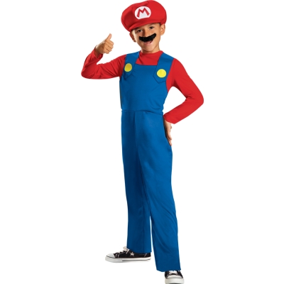 Boy's Mario Classic Costume Toddler (3 - 4T)