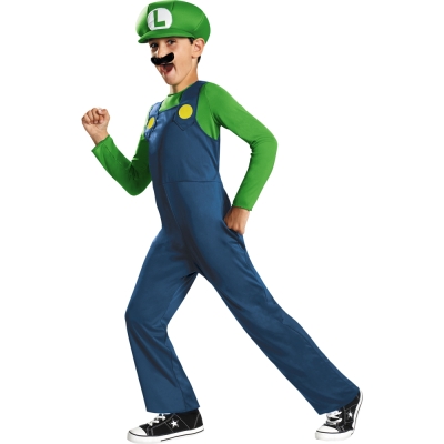 Boy's Luigi Classic Costume Child LG (10 - 12)