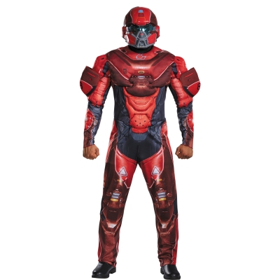 Red Spartan Muscle Adult 50-52