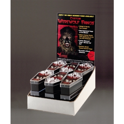 Werewolf Fangs Display Med 12