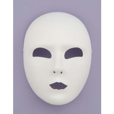 Full Face White Mask