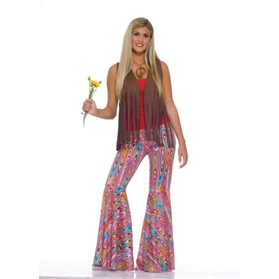 Wild Swirl Bell Bottom Pants