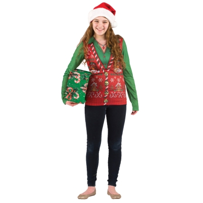 Ladies Ugly Christmas Vest Xl