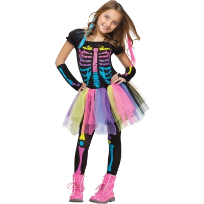 Funky Punky Bones Chld Sm 4-6