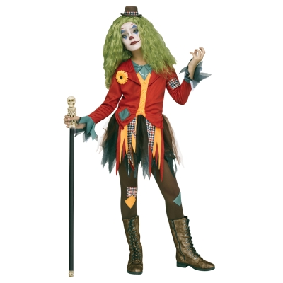 Girl's Rowdy Clown Costume Child MD (8 - 10)