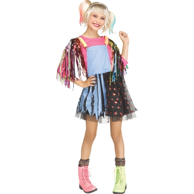 Girl's Roller Derby Rascal Costume Child LG (12 - 14)