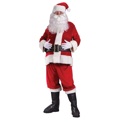 Santa Suit Rich Velvet Plus Size