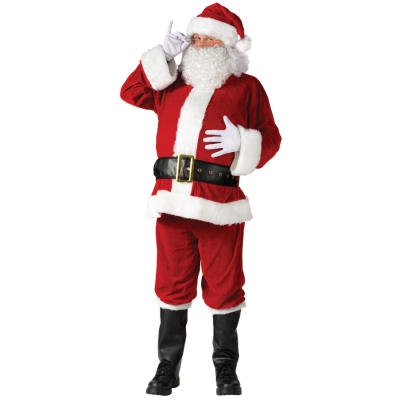 Santa Suit Complet Velour Plus
