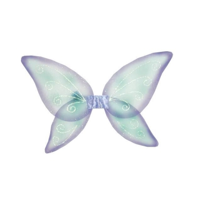 Wings Child Fairy Blue Green