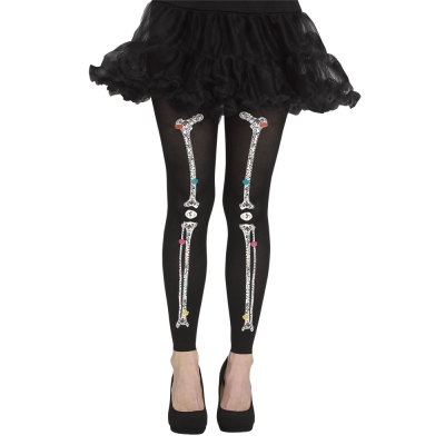 Tights Footless Color Bones