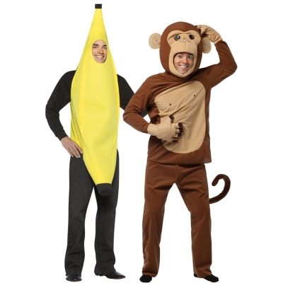Banana And Monkey Couple