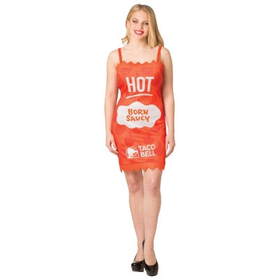 Taco Bell Packet Dress Hot S/M