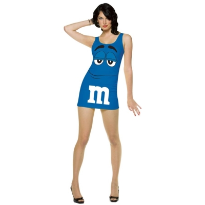 M&M Tank Dress Blue Adult