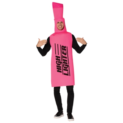 Highlighter Adult Costume Pink