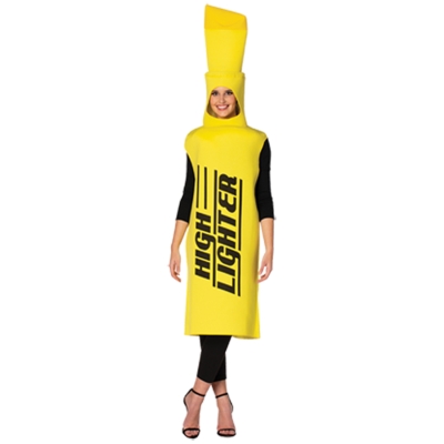 Highlighter Adult Costume Yellow