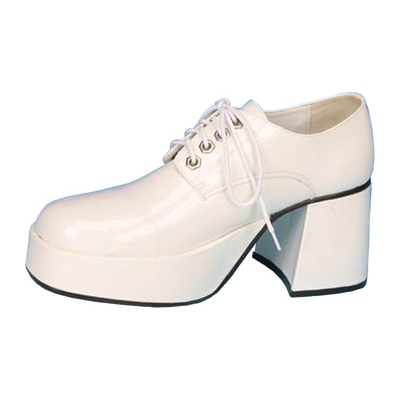 Shoe Platform Wht Pat Men Sm