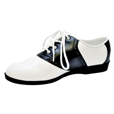 Shoe Saddle Bk And Wt Wmn Sz 9