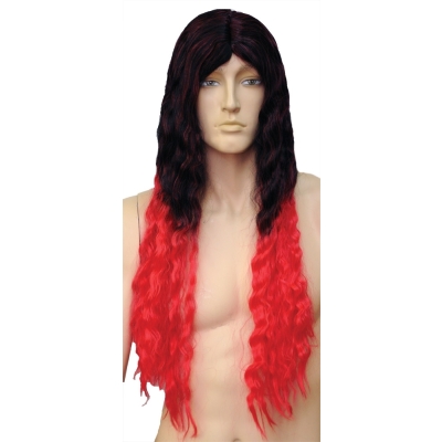 Oz Man Long Black Red Kinky