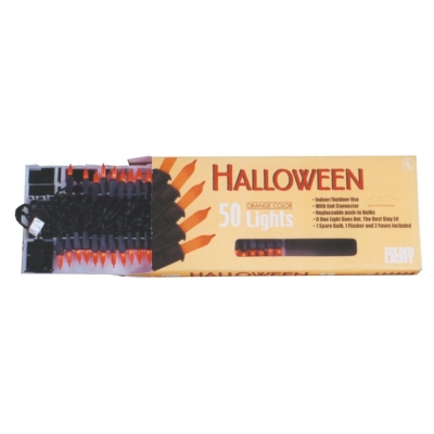 Light Set 50 Orange W Conn