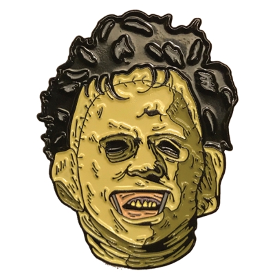 Leatherface Enamil Pin