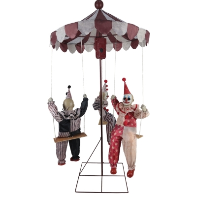Clown Go-Round Animated Prop