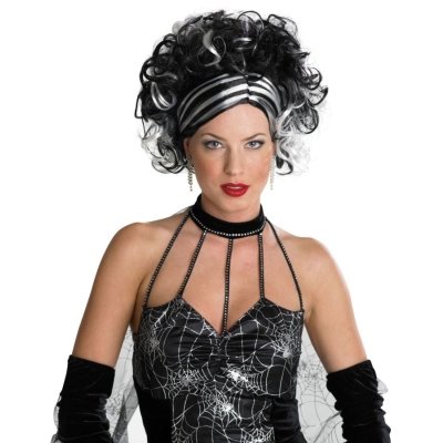 Wicked Widow Wig Black/White