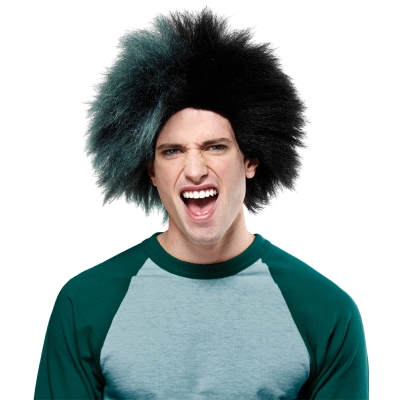 Sports Fun Wig Green Black