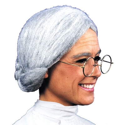 Wig Old Maid Grey