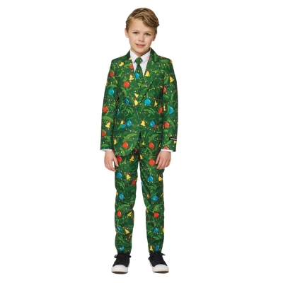 Boys Christmas Green Tree Lg