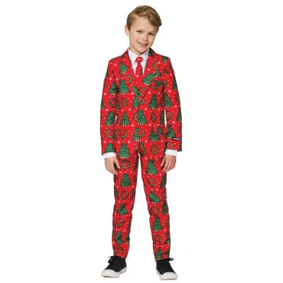 Christmas Red Suit Ch Lg 12-14