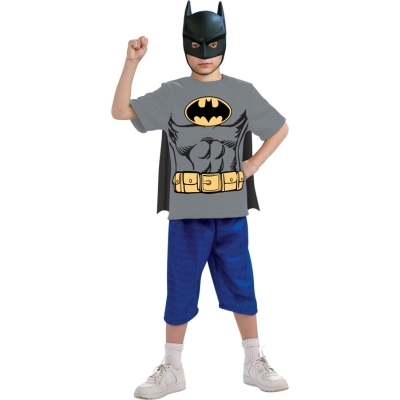 Batman Child Shirt Mask Cape M