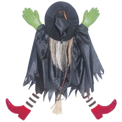 Tree Trunk Witch W/Red Shoes