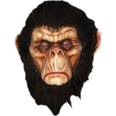 Bad Brown Chimp Latex Mask