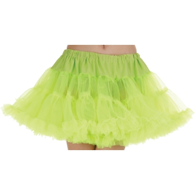 Petticoat Tutu Adlt Neon Green