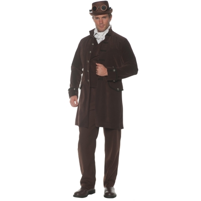 Frock Coat Adult Brown Xxl