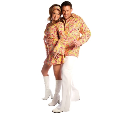 Go Go Dress Orange Adult Med