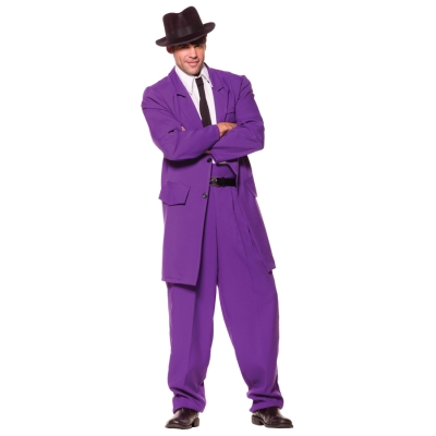 Zoot Suit Adult Purple Std